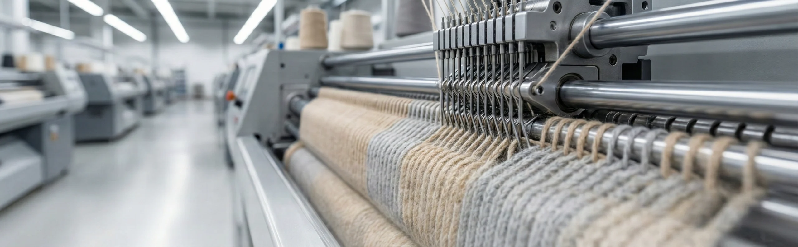 Knitting technology and yarn textures used in custom knitwear development