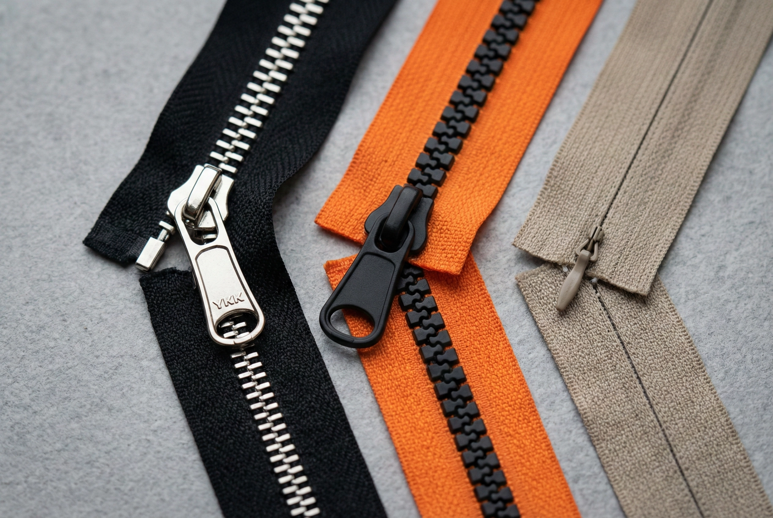 Custom Zipper Hardware Options