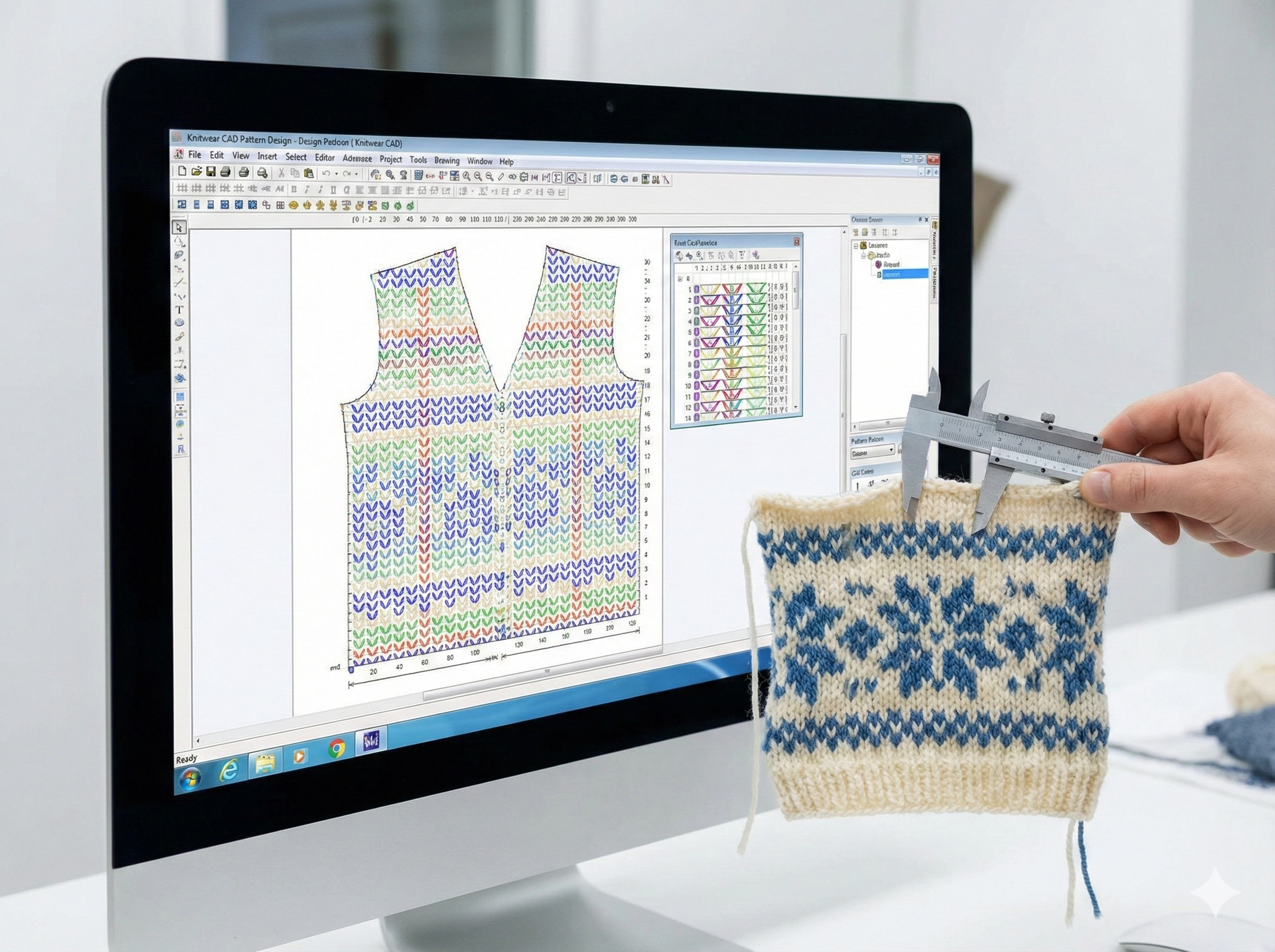 Digital Knitting Pattern Programming CAD