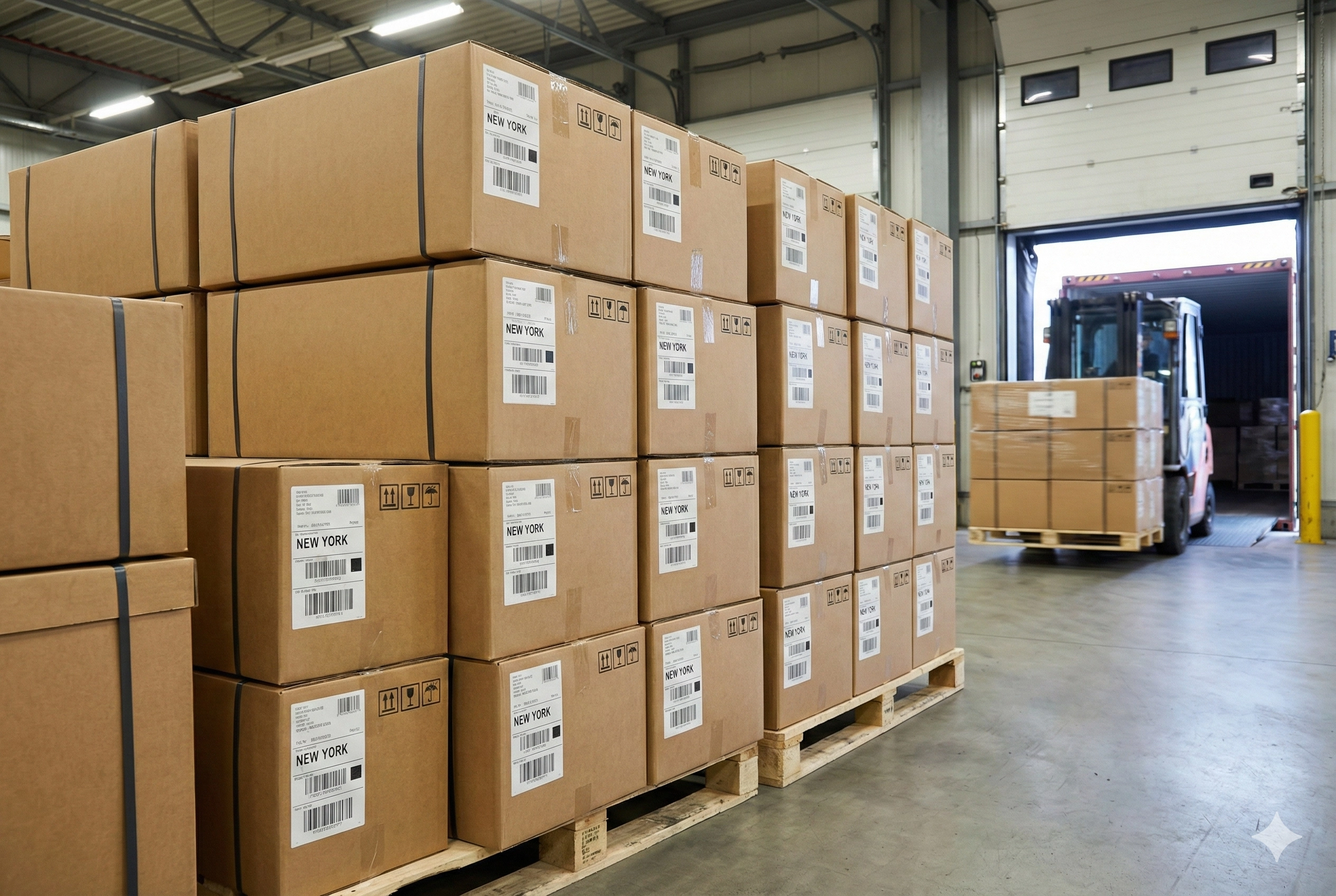 Export Standard Carton Packaging Warehouse