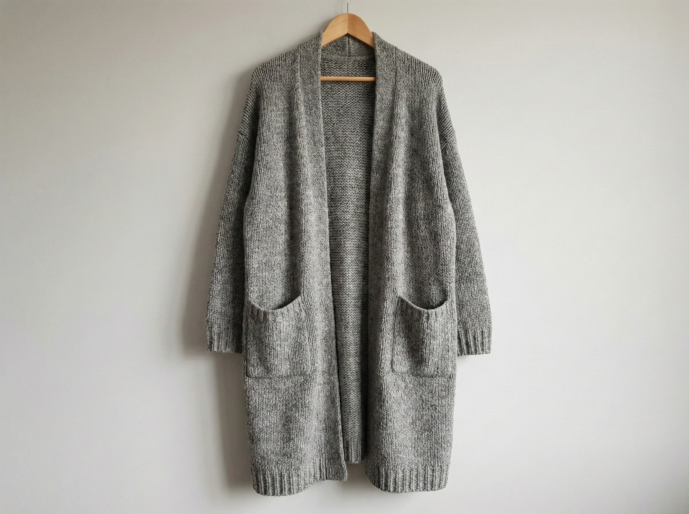 Longline Knitted Coatigan
