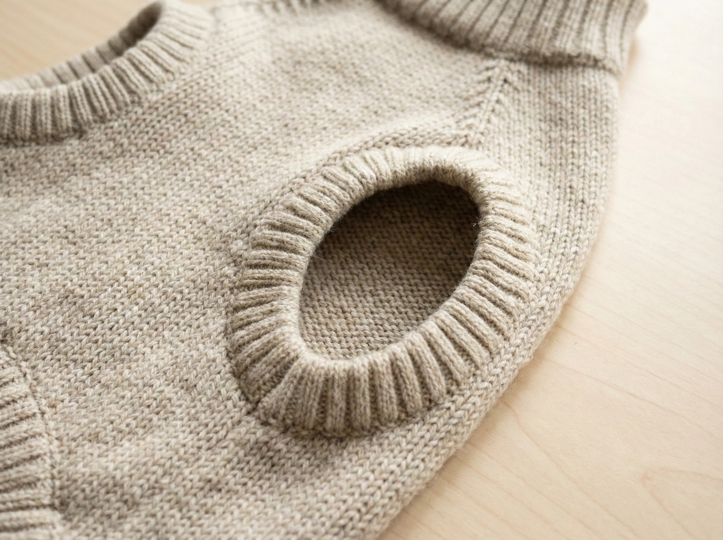 Pet Sweater Leg Opening Reinforcement