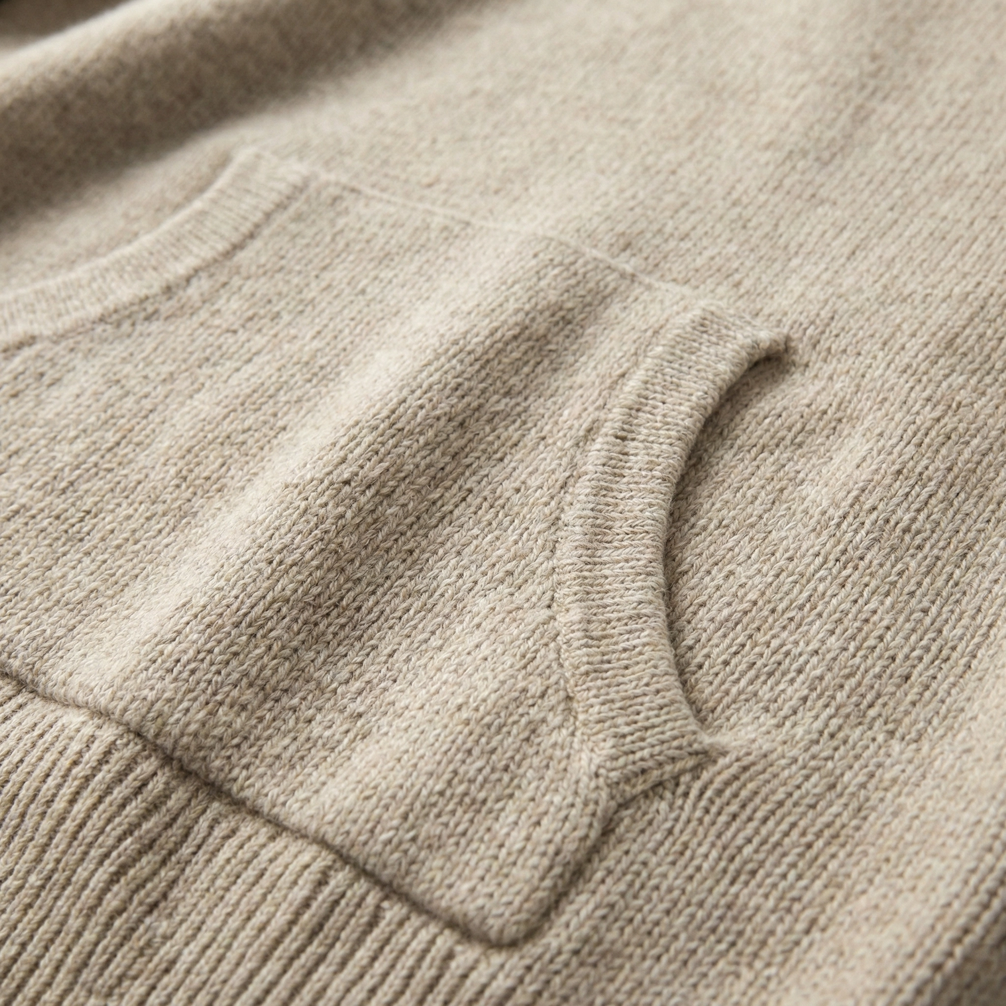 Seamless Knitted Kangaroo Pocket