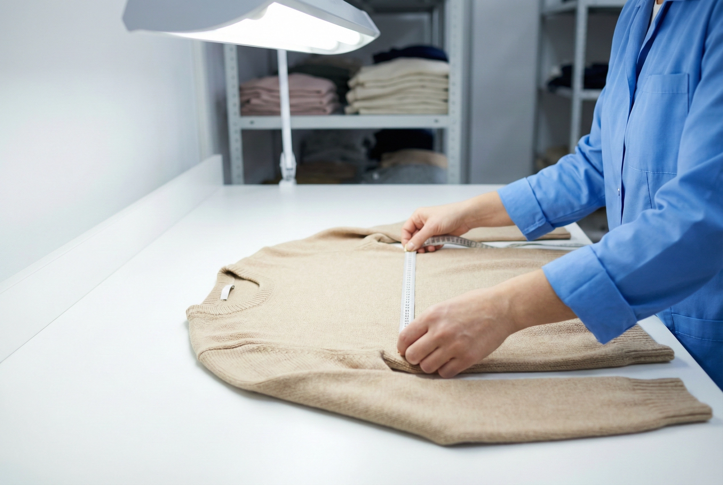 Strict Quality Control: Manual Inspection & Measurement Check