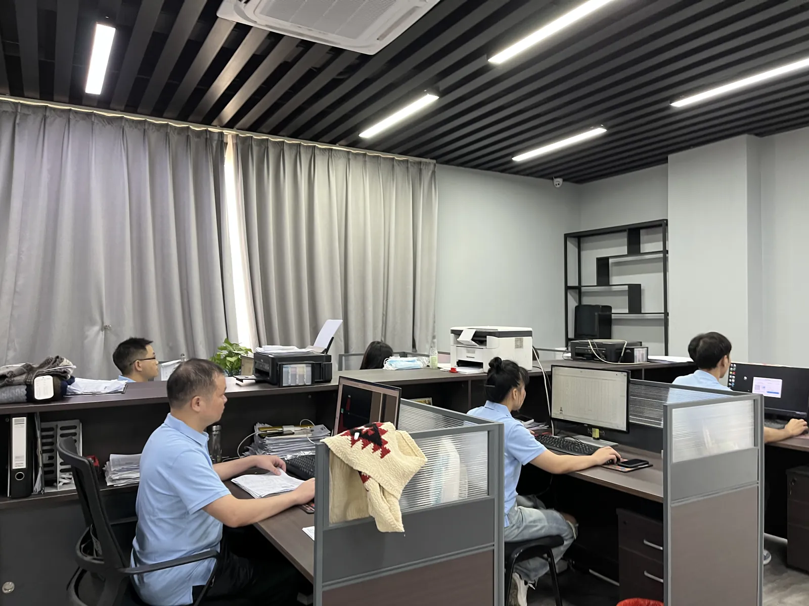 Sales and merchandising team office at Cainan Clothing