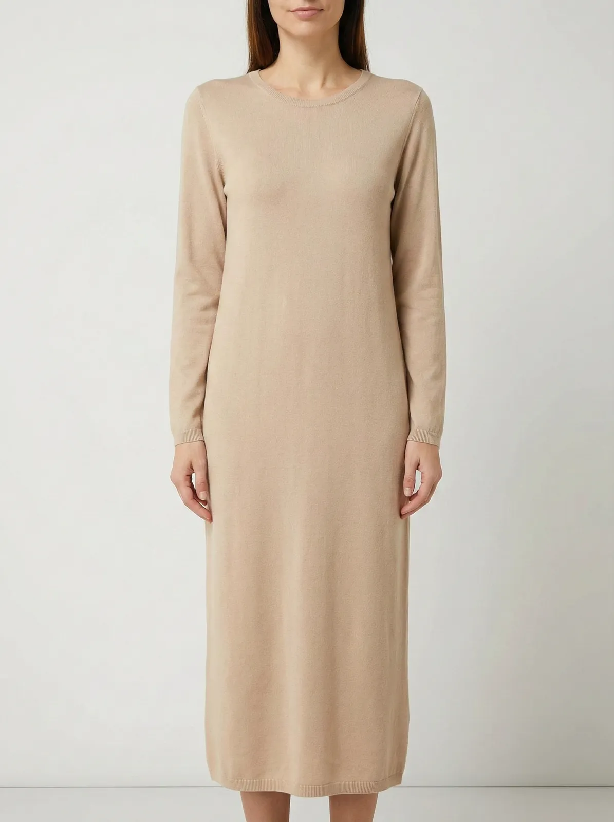 Straight Column Knit Dress